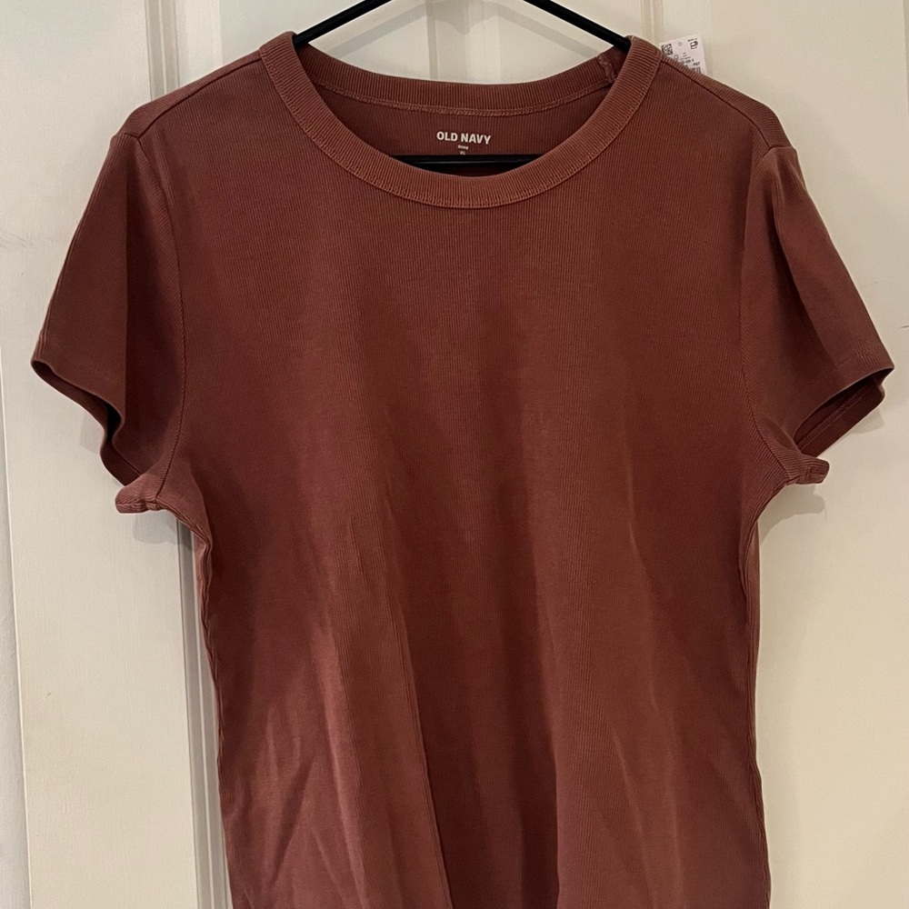 Old Navy Women's Short Sleeve Crew Tee - Rust